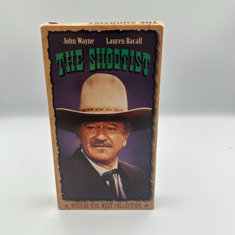 The Shootist John Wayne 1976 VHS Best Of The West Collection Drama